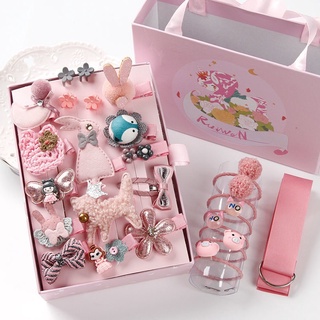 Set  kẹp, cột tóc cho bé  dễ thương, đồ buộc tóc  bé gái