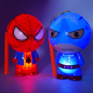 ♥♥♥ Mid-Autumn Festival Electric Luminous Music Cartoon Jingle Cat Iron Man Lantern