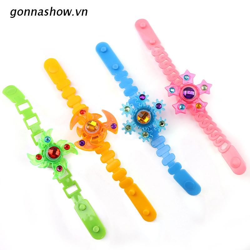 G.vn Dây Đeo Cổ Tay Con Quay Có Đèn LED Hóa Trang Mới Lạ Cho Bé Trai Bé Gái