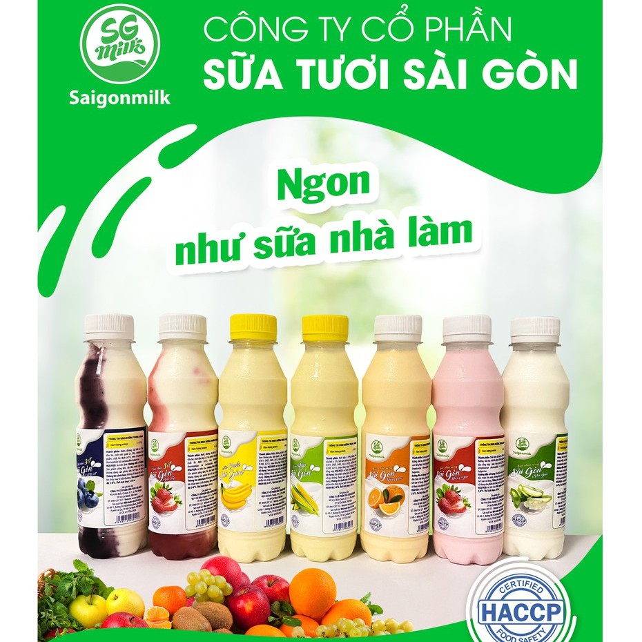 [Có Trân Châu] Sữa Chua Sệt Sài Gòn Chuối CÓ TRÂN CHÂU - Chai 200ml