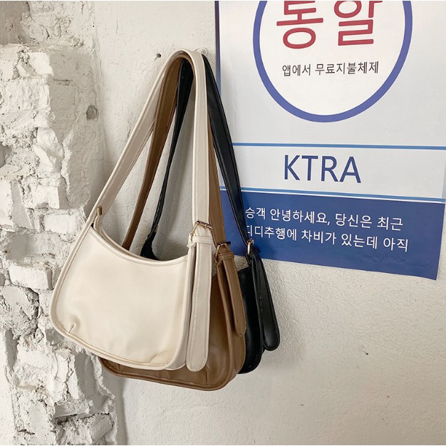 Túi kẹp nách, đeo chéo da mềm size to P087