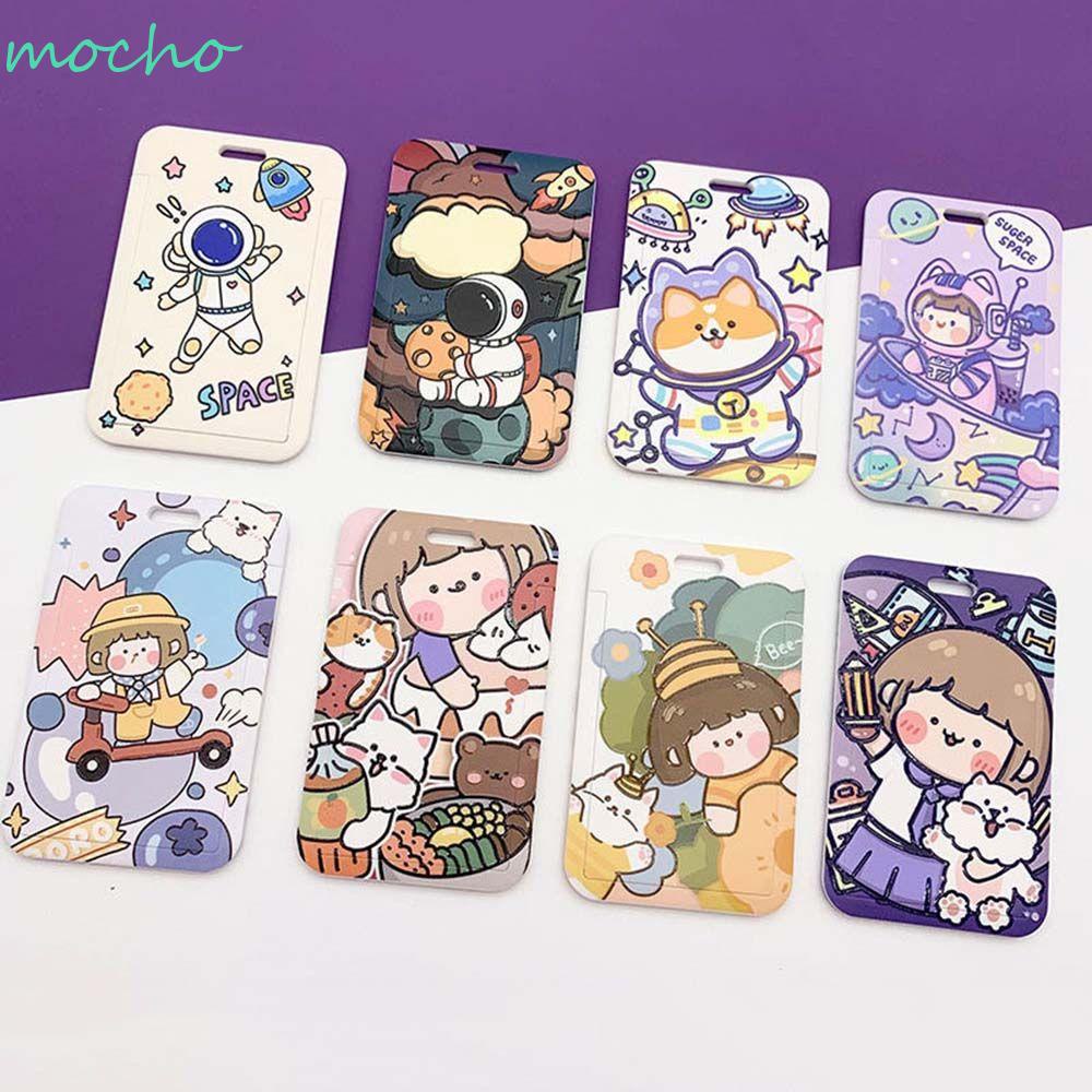 Dây Đeo Thẻ ID/Thẻ ID Họa Tiết Phi Hành Gia Hoạt Hình Xinh Xắn