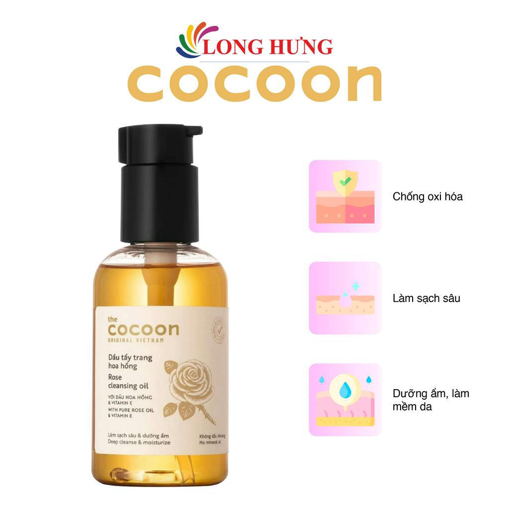 Dầu tẩy trang hoa hồng Cocoon làm sạch sâu và dưỡng ẩm (140ml)