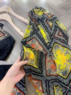Bộ bơi 3 chi tiết( áo + quần+ khăn)