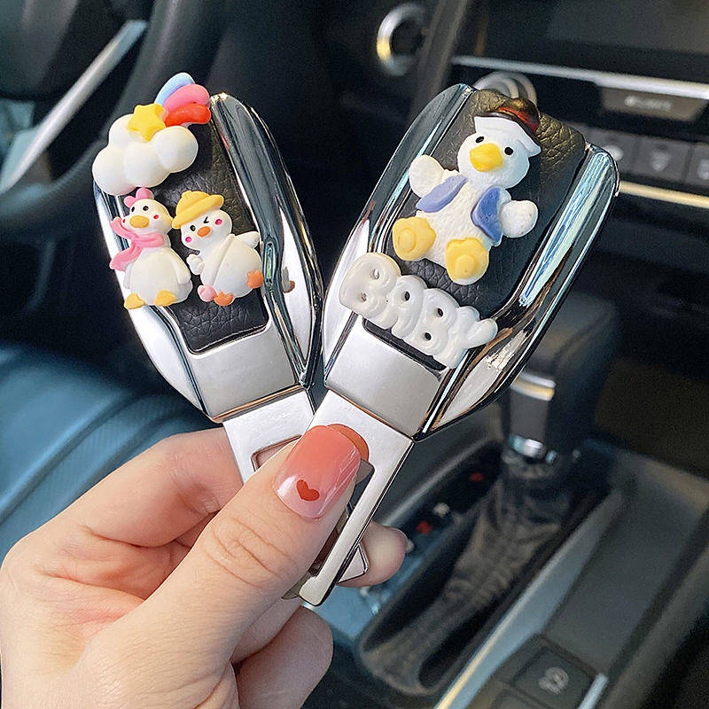 Car Safety Belt Plate Pick Head Car Bayonet Limit Holder Extension Joint Plug Insurance Card Lock Buckle 5ipn