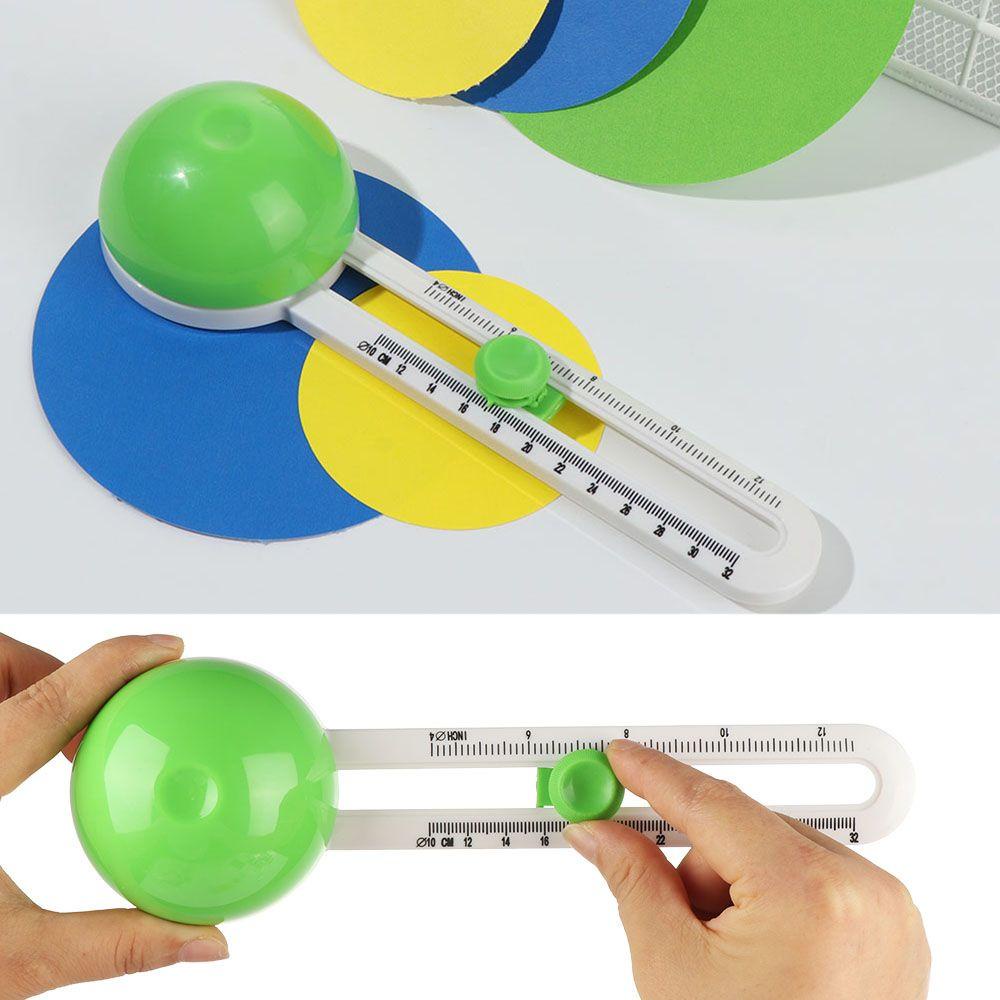 Dụng cụ cắt giấy hình tròn kèm thước la bàn xoay tiện dụng