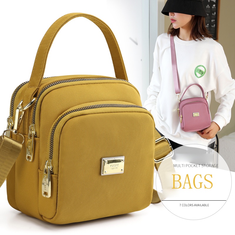 Túi Đeo Vai Cỡ Lớn Bằng Vải Nylon Phong Cách Mới Đơn Giản Cho Nữ