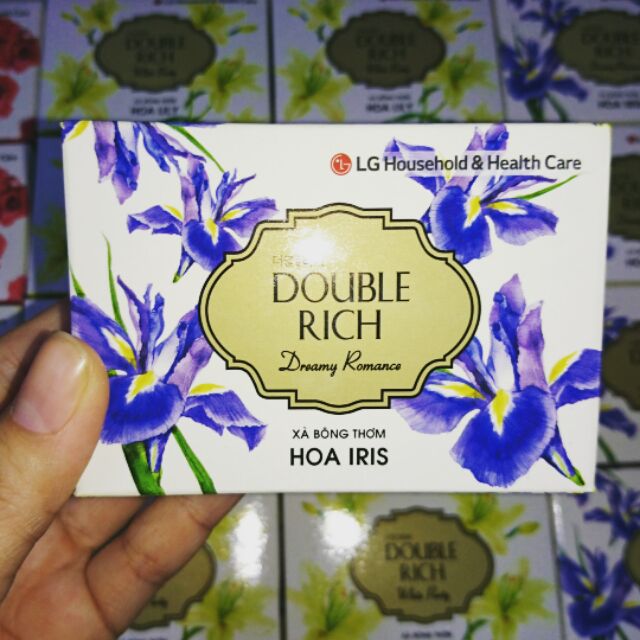 (3 mùi) Xà bông cục Double Rich 90g