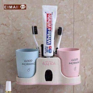 BỘ NHẢ KEM ĐÁNH RĂNG KÈM 2 CỐC