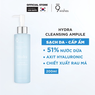 [ DATE T3.2024 ] Sữa rửa mặt 9 Wishes Hydra Cleanser 200ml