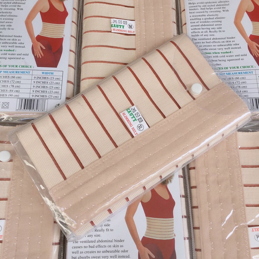 Đai nịt bụng giảm mỡ 3 nấc cài giúp giảm mỡ bụng, Gen nịch tạo vóc dáng săn chắc eo thon cho mẹ sau sinh
