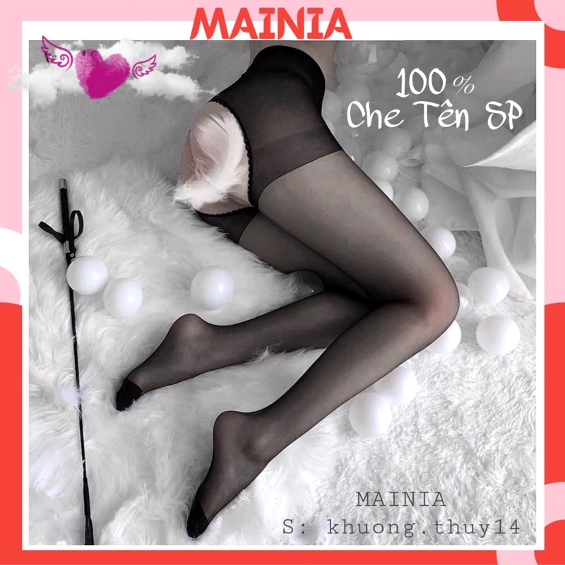 Quần Tất Xuyên Thấu Hở Đáy Sexy Quyến Rũ Freesize Màu Đen Mainia Shop