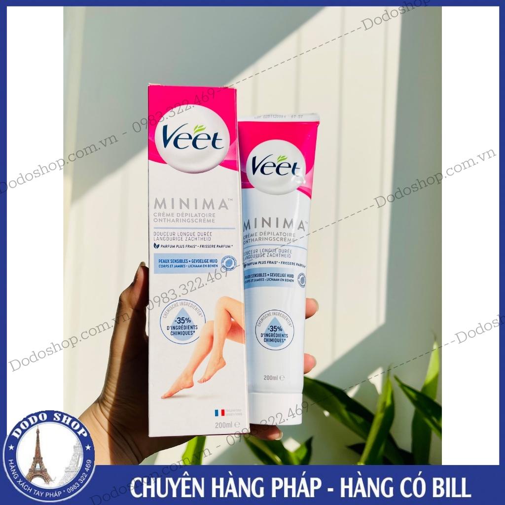 Kem tẩy lông Veet mina creme normal skin body&amp;legs nội địa pháp, cho làn da sạch, mịn màng và an toàn - Dodoshop