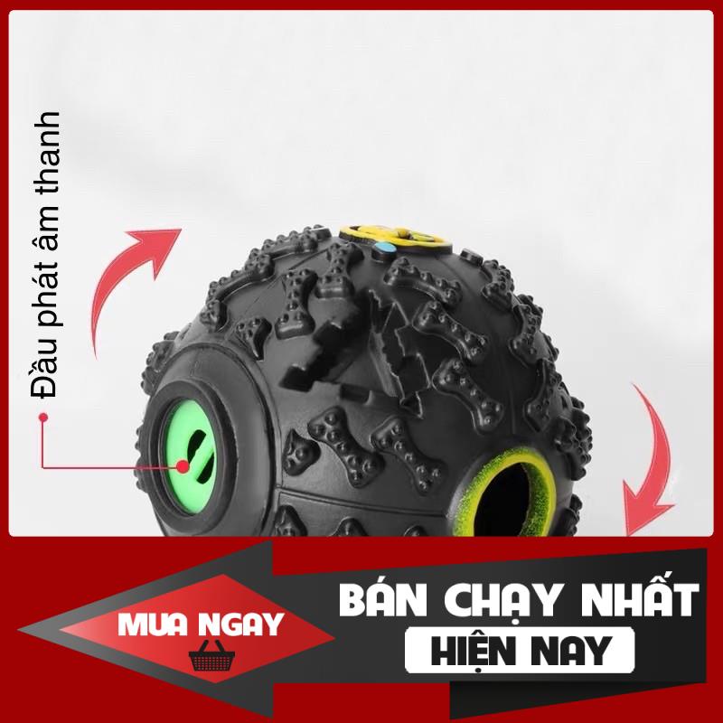 [❌GIÁ SỈ❌] Đồ Chơi Cho Chó Mèo Quả bóng cao su in hình dấu chân ❤️