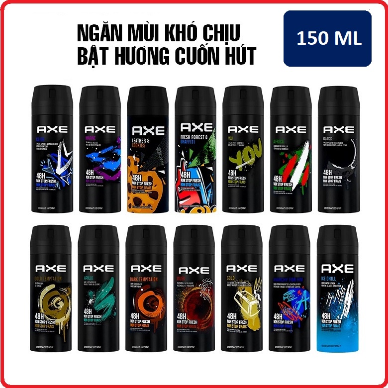 Xịt Khử Mùi Toàn Thân Nam Axe