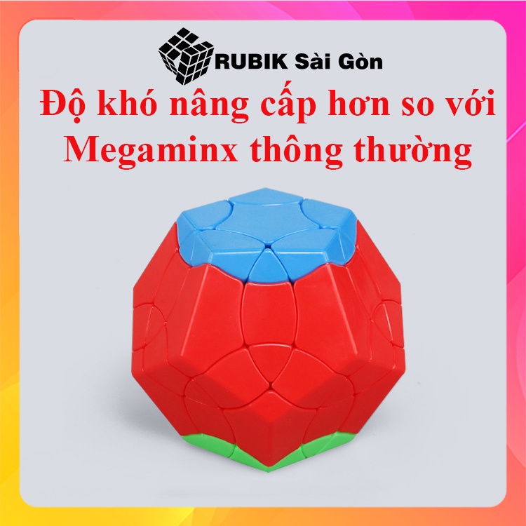 Rubik Biến Thể Megaminx Phoenix Cube Cao Cấp Rubic 3 Màu 12 Mặt ShengShou Phượng Hoàng Sáng Tạo Đẹp Mắt Xoay Trơn