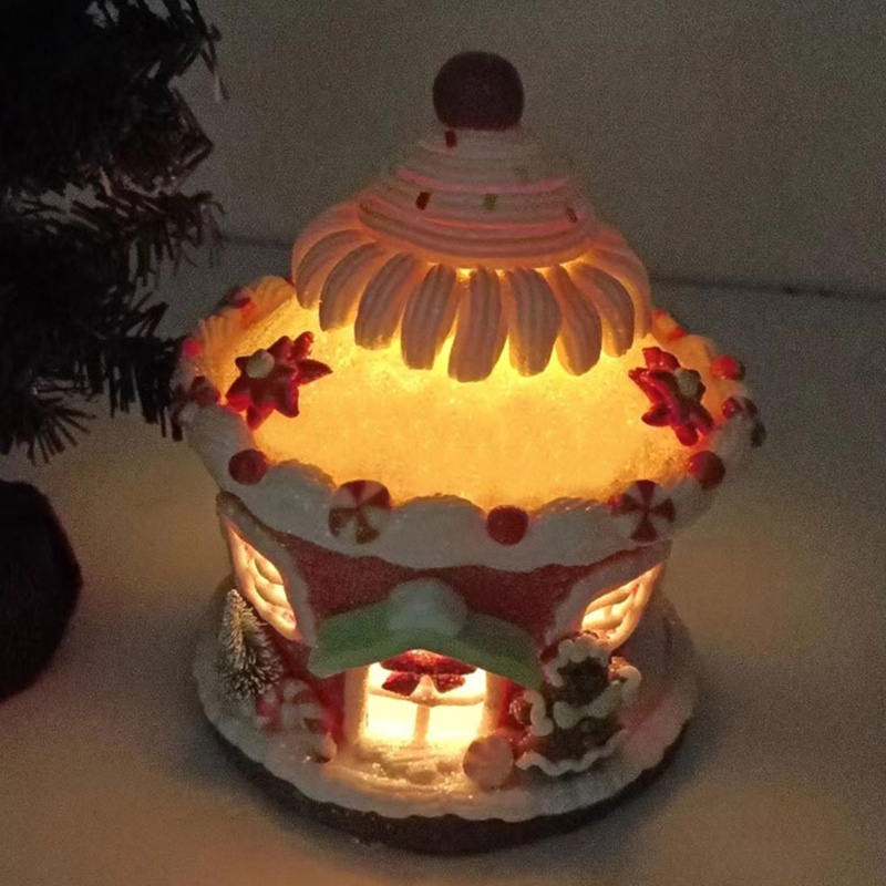 Ngôi Nhà Gừng Giáng Sinh Dùng Để Trưng Bày Bánh Kẹo
