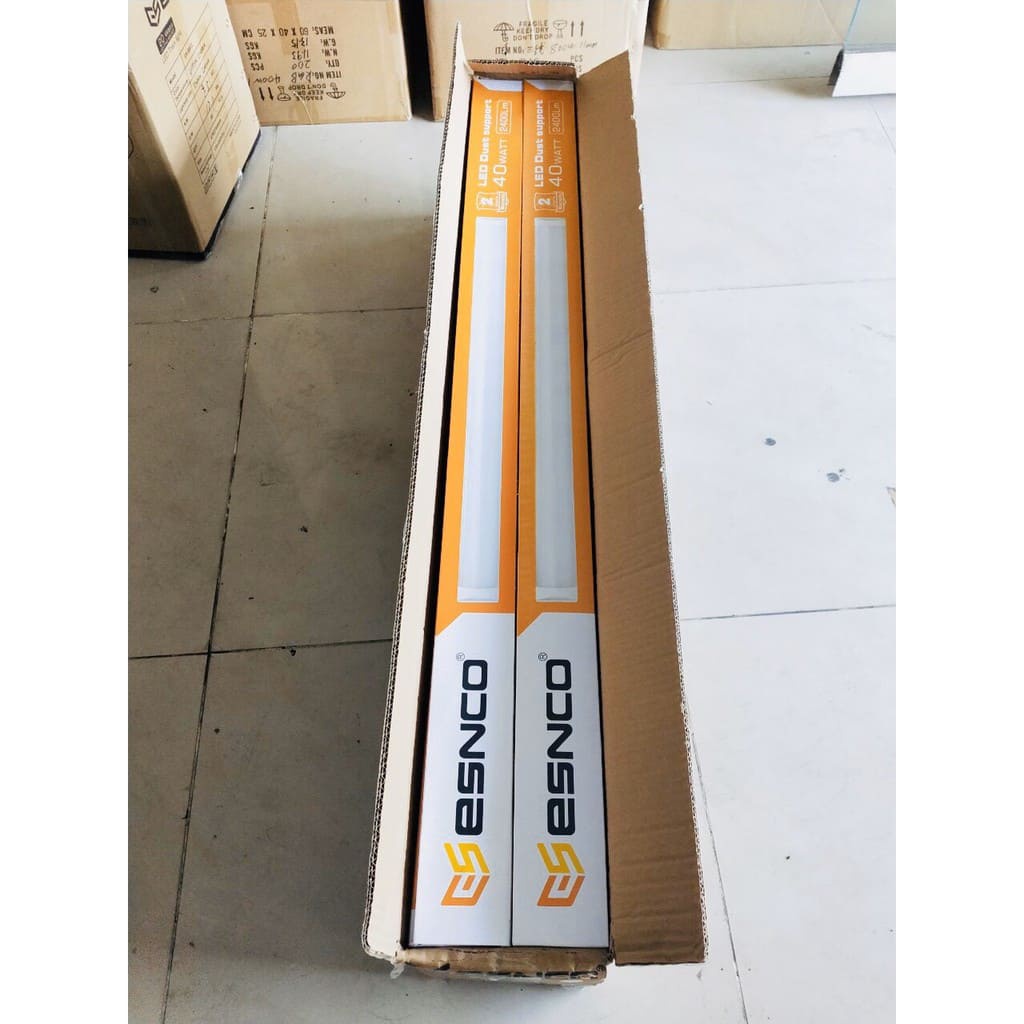 Combo 4 Tuýp LED Bán nguyệt 1m2 40w, 60w Esnco Bảo hành 2 năm