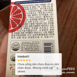 (CÓ BILL) Vitamin C EUNDAN 1000mg 120v