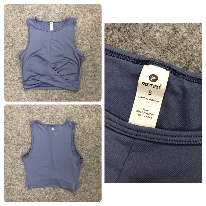 Áo Ba Lỗ Xoắn Eo Dáng Croptop Nhiều Mầu Xoắn Eo Hàng Xuất Xịn