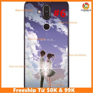 Ốp lưng dành cho Nokia 3.1/ 5.1+ (Plus)/ X5/ 6.1+(Plus)/ X6 loại dẻo đen in hình cao cấp, bền đẹp
