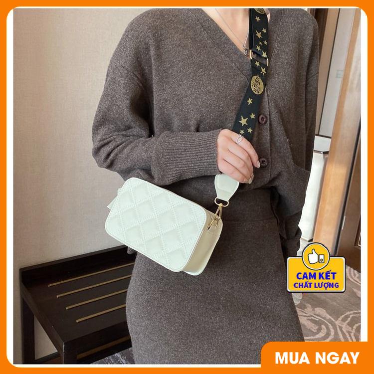 Túi đeo chéo nữ cao cấp kiểu dáng hình hộp chữ nhật mini dây đeo bản to phong cách thời trang trẻ trung sành điệu ST932