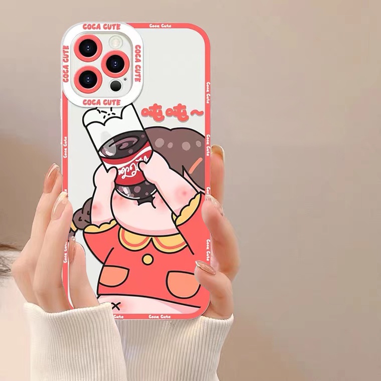 Ốp Điện Thoại Silicon Mềm Trong Suốt In Hình Dễ Thương Cho iPhone 13 12 11 Pro Max SE 2020 X XR XS Max 8 7 ip 6S 6 Plus