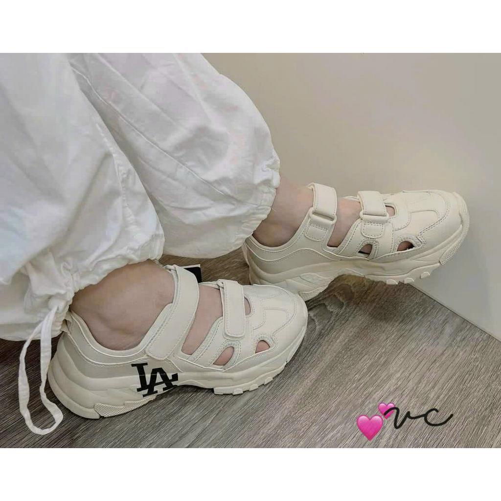 Giày nữ quai dán thể thao fullbox cao cấp đế cao êm chân