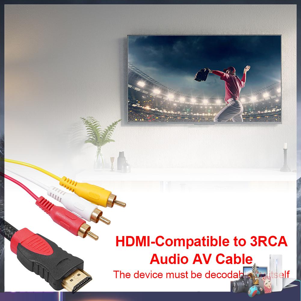 Cáp chuyển đổi HDMI sang 3RCA cho TV chuyên dụng