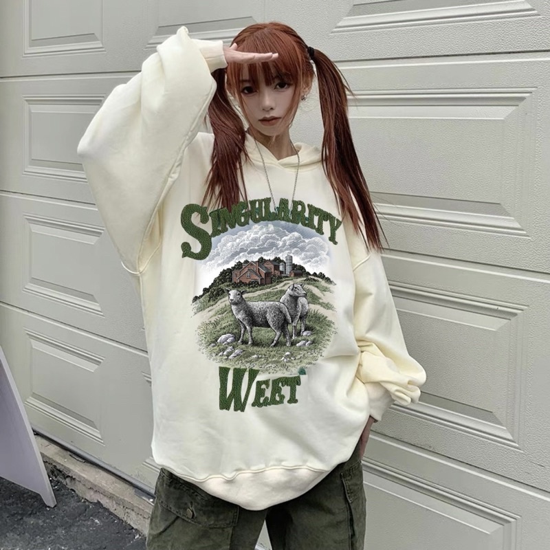 Hoodie nỉ bông SINGULAR chất liệu nỉ bông siêu dày