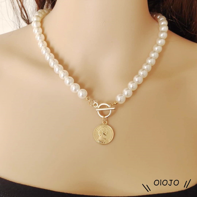 Thời Trang Vòng cổ / Vòng Tay / Vòng cổ Mặt Hình Vỏ Sò Đính Ngọc Trai