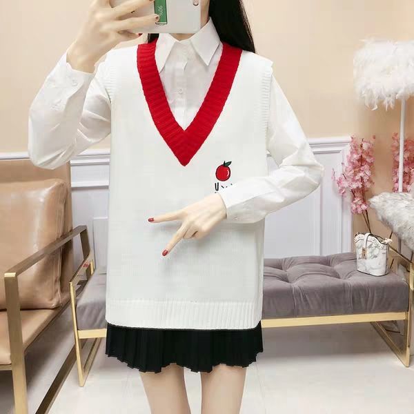 Áo len ghi lê dáng rộng thời trang Hàn Quốc cho học sinh | BigBuy360 - bigbuy360.vn