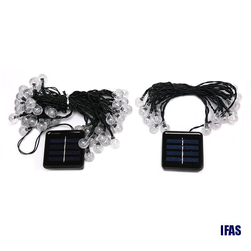 Dây đèn LED sử dụng năng lượng mặt trời cho trang trí sân vườn