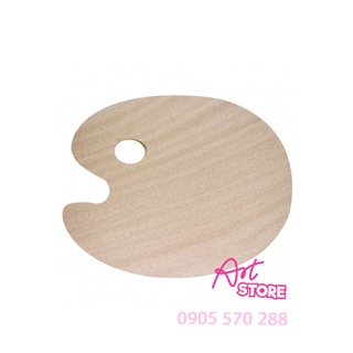 Khay pha màu Gỗ MONT MARTE Oval 30x38cm