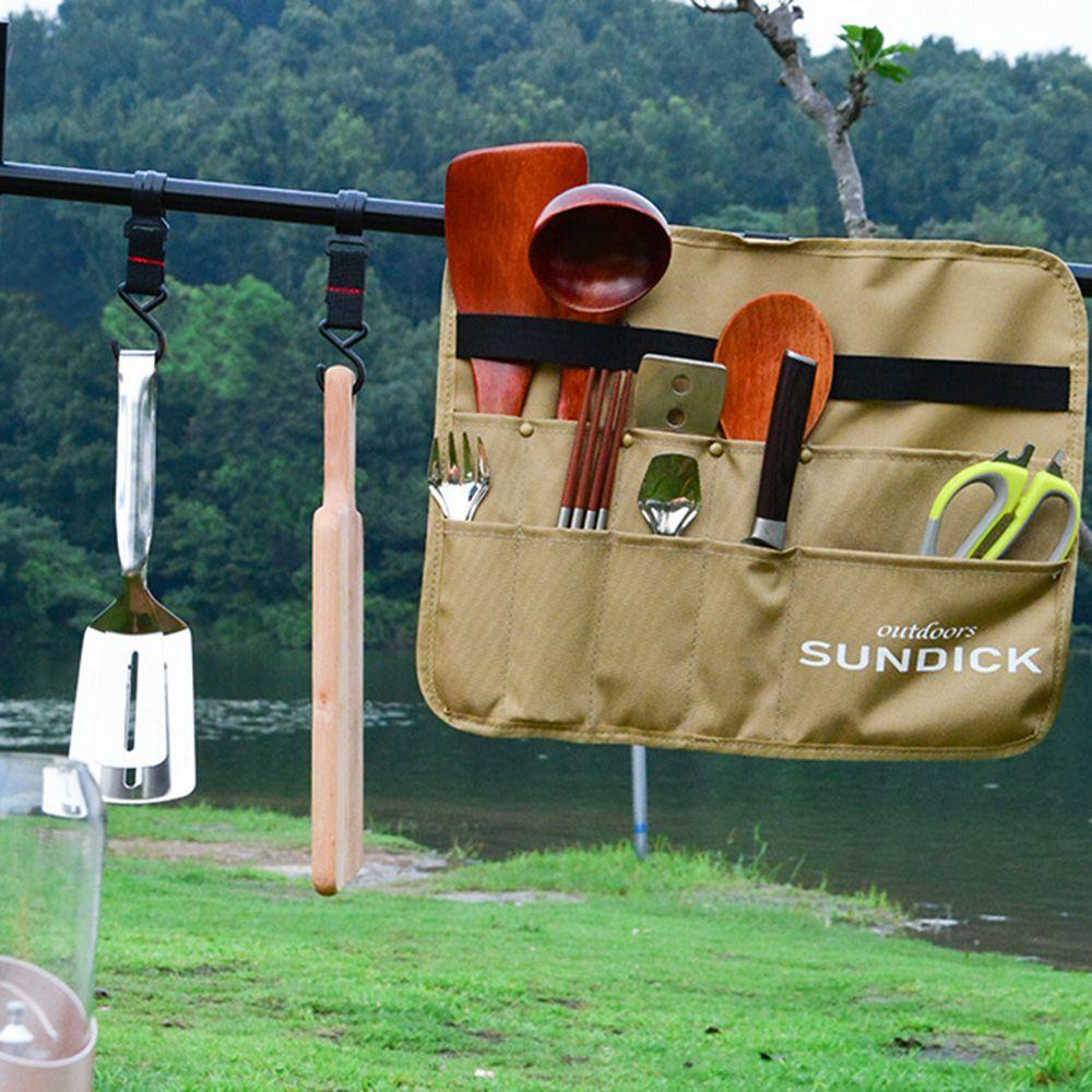 Túi Vải Oxford Có Móc Treo Dùng Để Đựng Dụng Cụ Nấu Ăn Khi Đi Cắm Trại