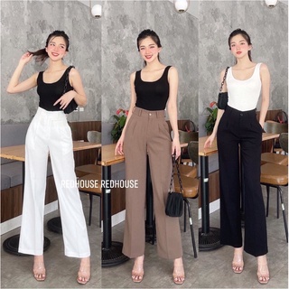 QUẦN ỐNG SUÔNG NỮ [Ảnh thật] quần công sở ống rộng chất liệu cao cấp