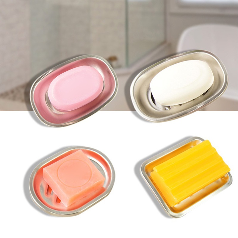 Giá Đỡ Xà Phòng Bằng Thép Không Gỉ Tiện Dụng Cho Phòng Tắm / Nhà Bếp