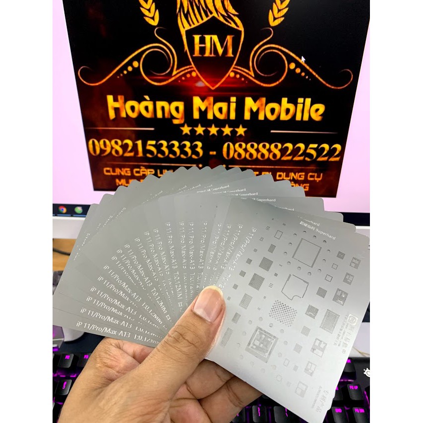 Vỉ làm chân iPhone 11/11 Pro/11 Pro Max hãng Amaoe (đóng ic màn)