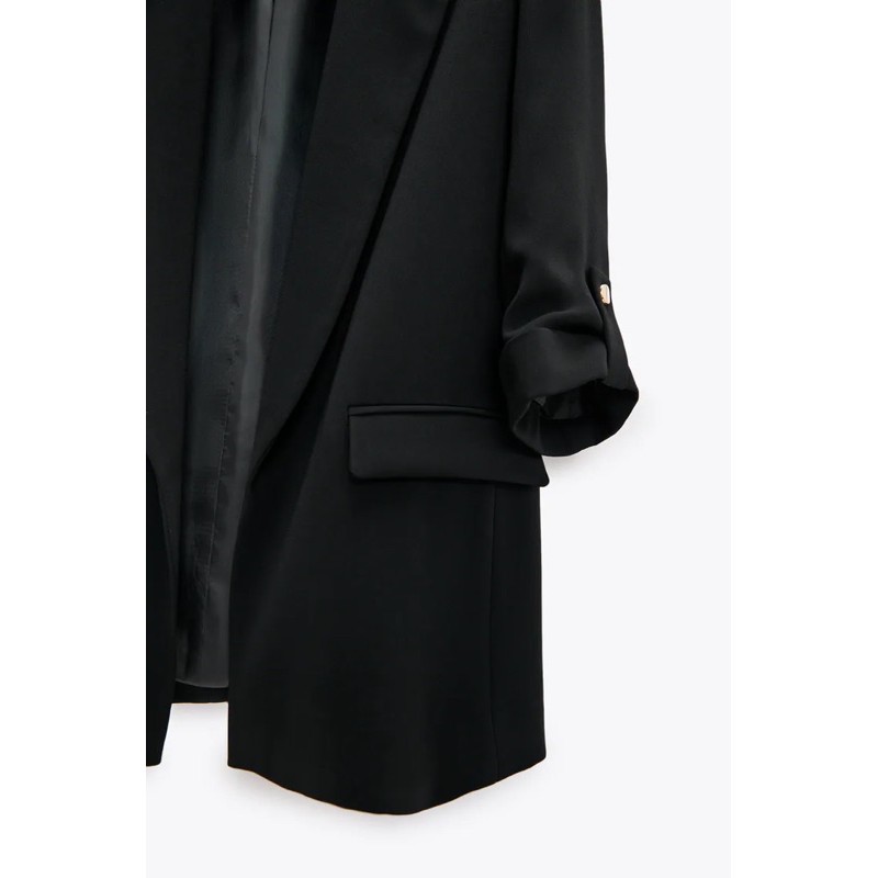 ÁO BLAZER ZARA XẮN TAY DÁNG DÀI HÀNG XUẤT