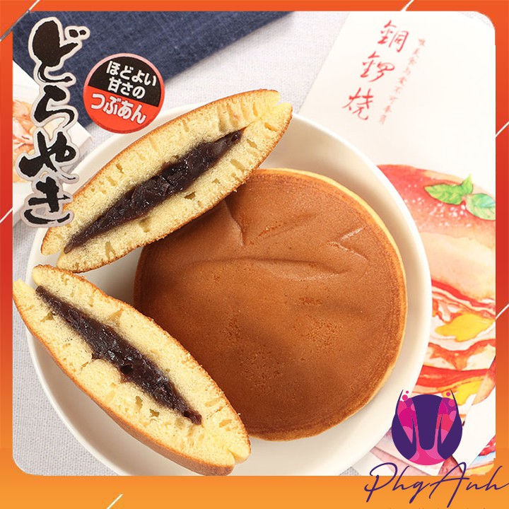 Bánh rán Doraemon đậu đỏ trà xanh Marukyo Matcha Dorayaki 5c 280g