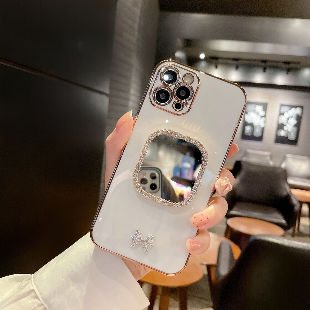 Ốp điện thoại tpu mềm tráng gương thích hợp cho Iphone 12 Pro Max 11 Pro Max Xs Max Xr X 7 8 Plus 7 Plus