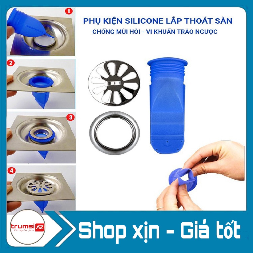 Bịt nắp cống ngăn mùi hôi, tránh ô nhiễm không khí trong nhà