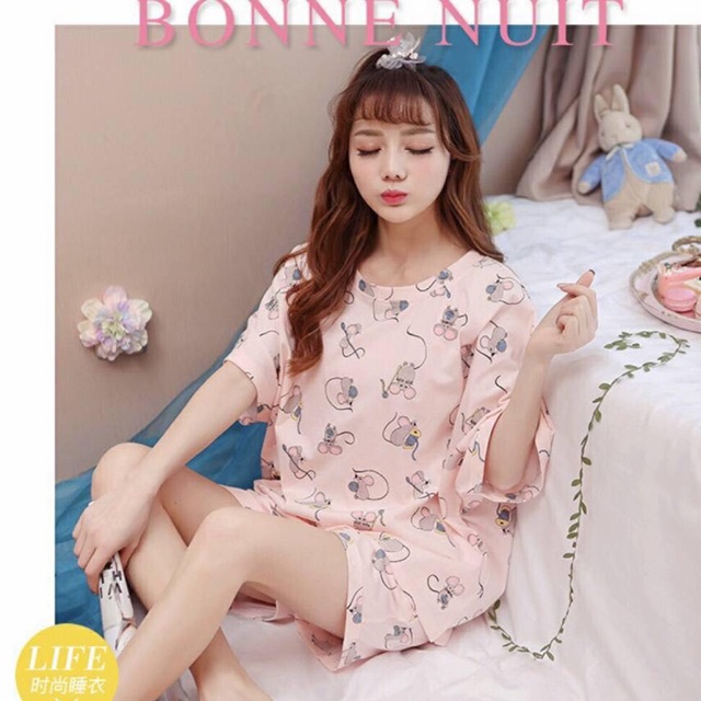 Bộ mặc nhà mẫu chuột ah