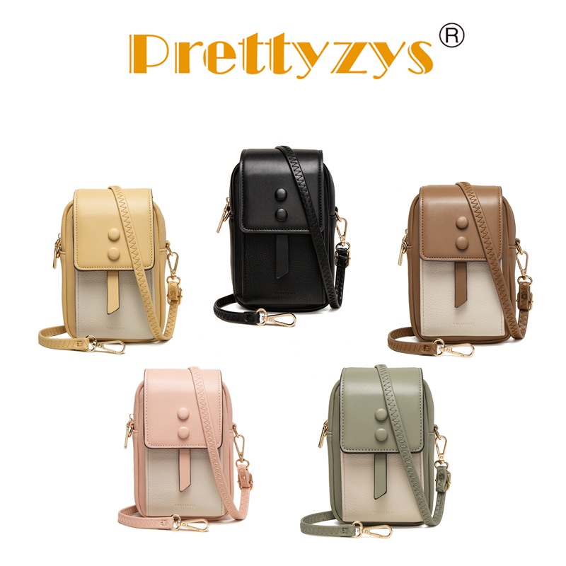 Túi đeo chéo nữ đựng điện thoại đồ dùng cá nhân siêu tiện lợi thương hiệu Prettyzys Ps17-Mimoza.vn