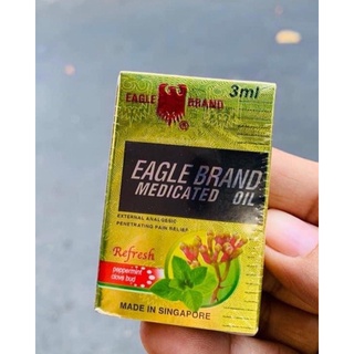 Dầu nước vàng con Ó Singapore 3ml