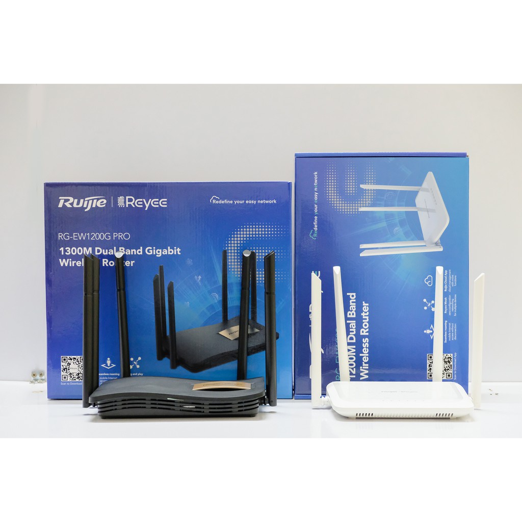 Thiết Bị Phát Sóng WiFi Ruijie RG-EW1200G Pro, Dòng Router WiFi Cho Hộ Gia Đình, Tốc Độ Lên Đến 1267Mbps