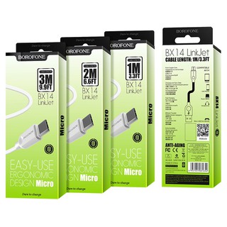 Cáp sạc Micro USB  BX14 dài 1m, 2m, 3m