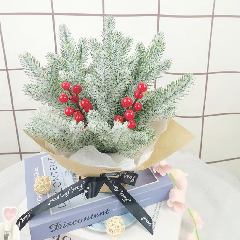 Set 5 Nhánh Cây Thông Giả Trang Trí Không Gian Xanh