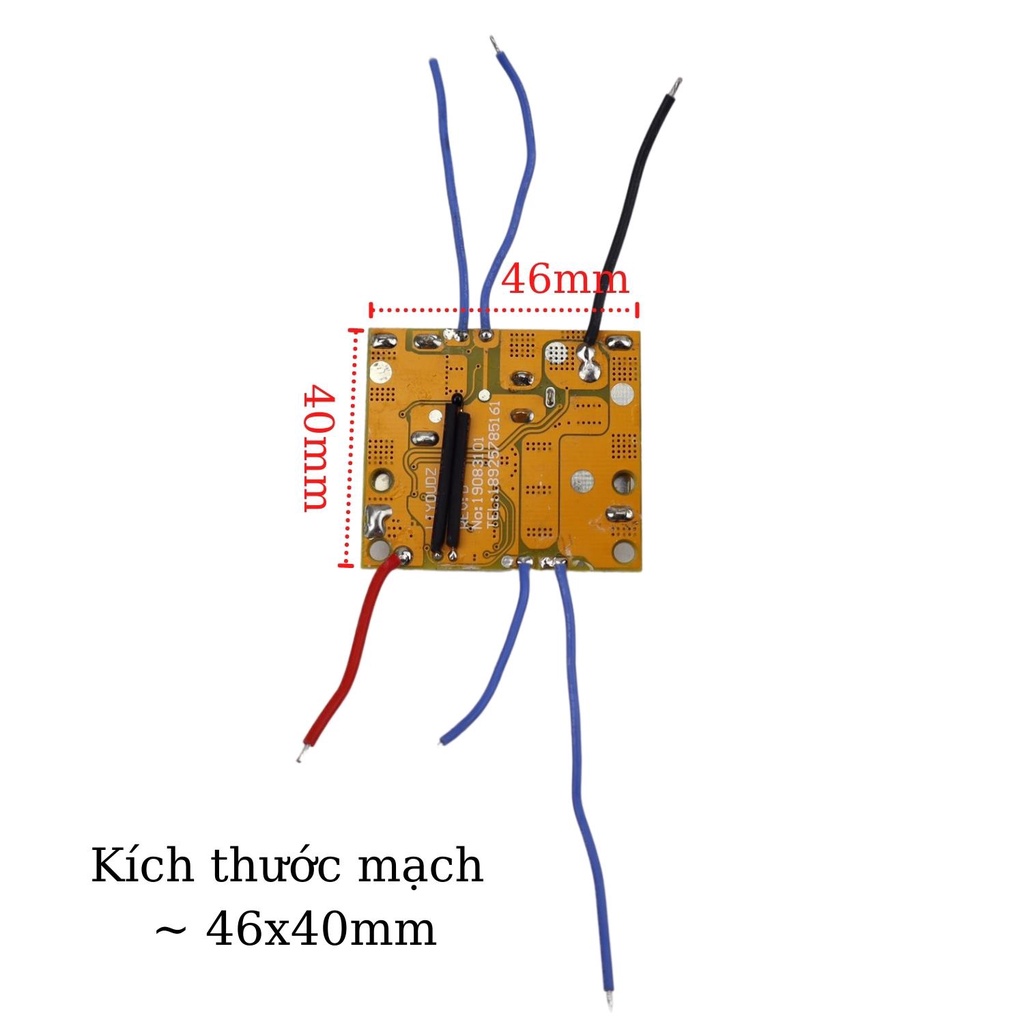 Mạch pin sạc bảo vệ pin 21v BL Makita 5s3p nhận adapter