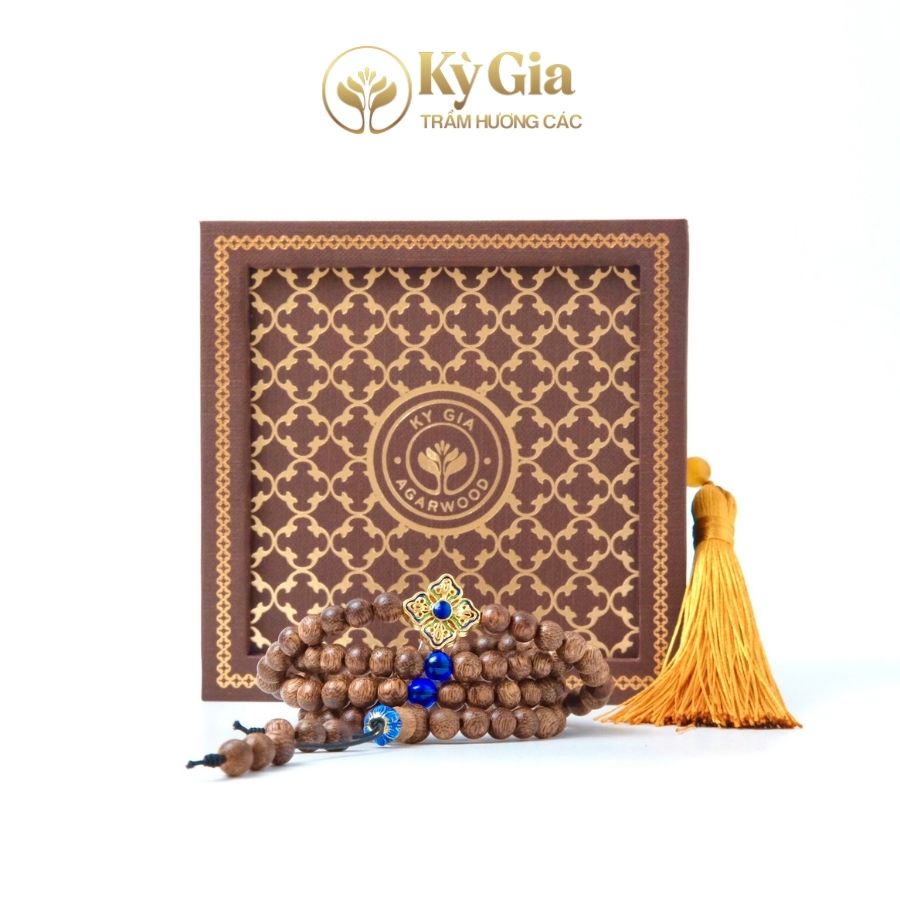 Vòng Tay Trầm Hương Kỳ Gia 108 Hạt 6 Li
